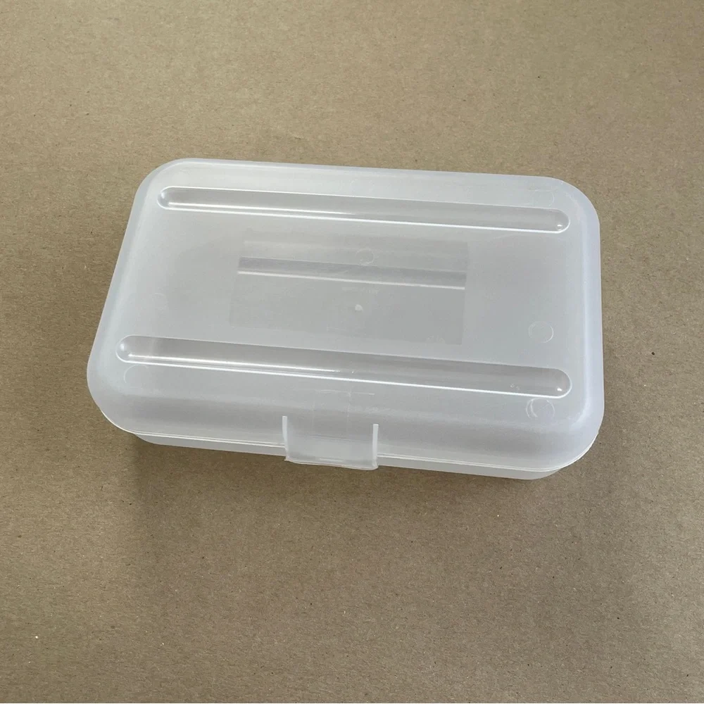 Staples Pencil Box, clear